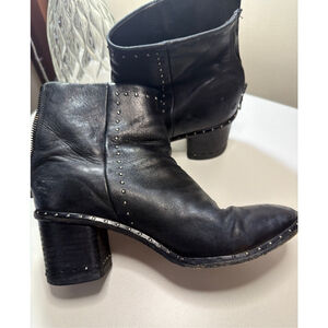 Rag & Bone Women’s Ankle Boots Studded Biker Moto Rivets Zippered Size 35 US 5